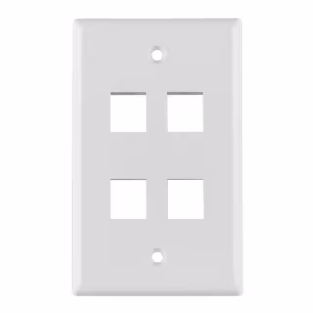 FPQUAD-W HellermannTyton  Keystone Faceplates Frames